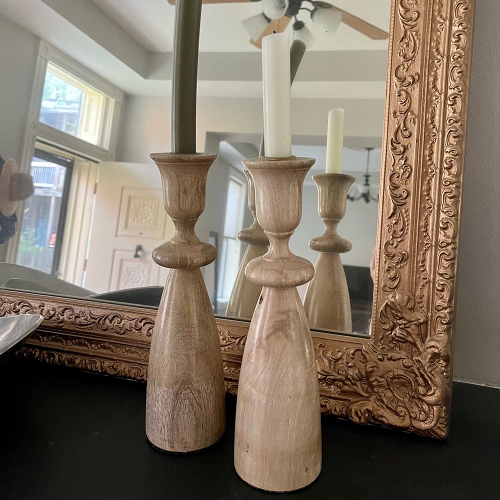 Natural candlesticks